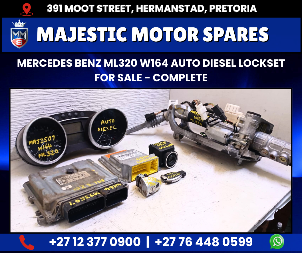 Mercedes Benz ML320 W164 Automatic Diesel Lockset – Complete Used Set for Sale - Private Seller Mercedes Benz ML320 W164 Automatic Diesel Lockset – Complete Used Set for Sale - Private Seller