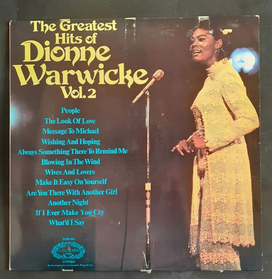 The Greatest Hits of Dionne Warwick Vol.2 LP Record The Greatest Hits of Dionne Warwick Vol.2 LP Record