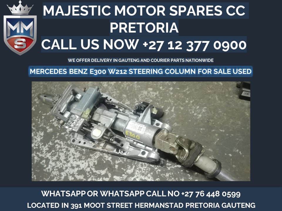 Mercedes E300 w212 steering column for sale used - Private Seller Mercedes E300 w212 steering column for sale used - Private Seller