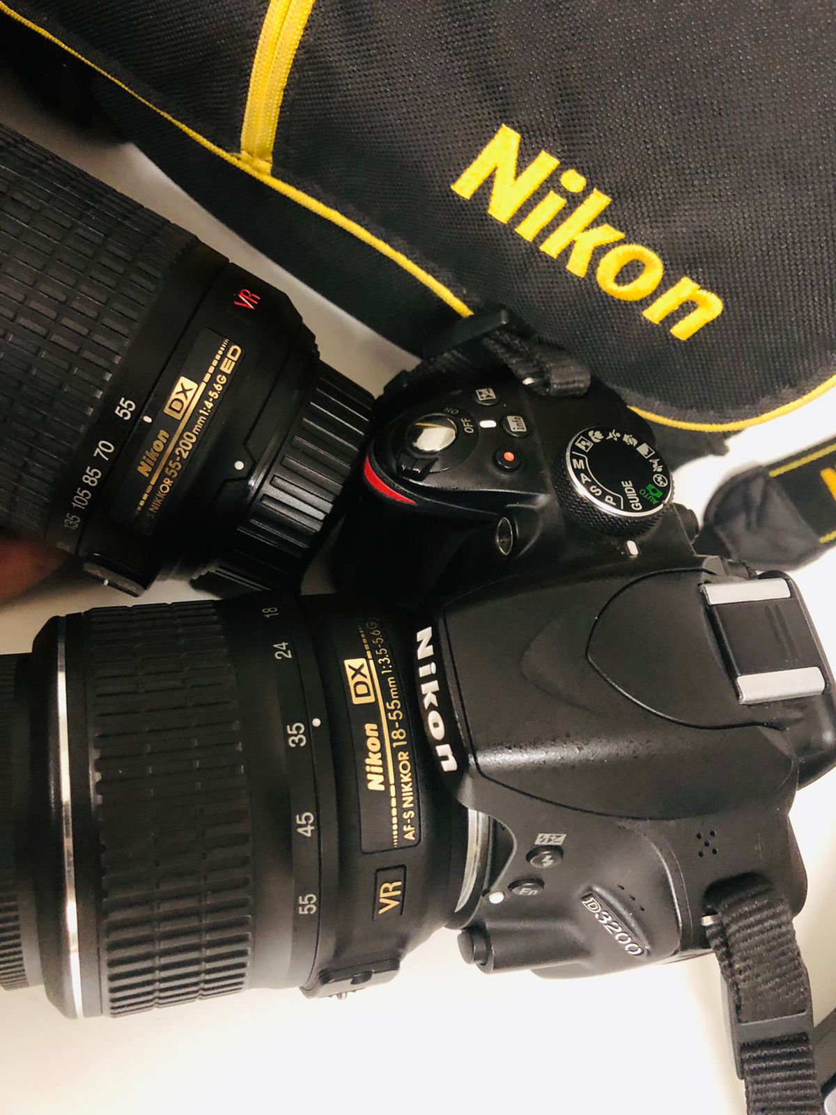 NIKON D3200 with 2 lens and accessories