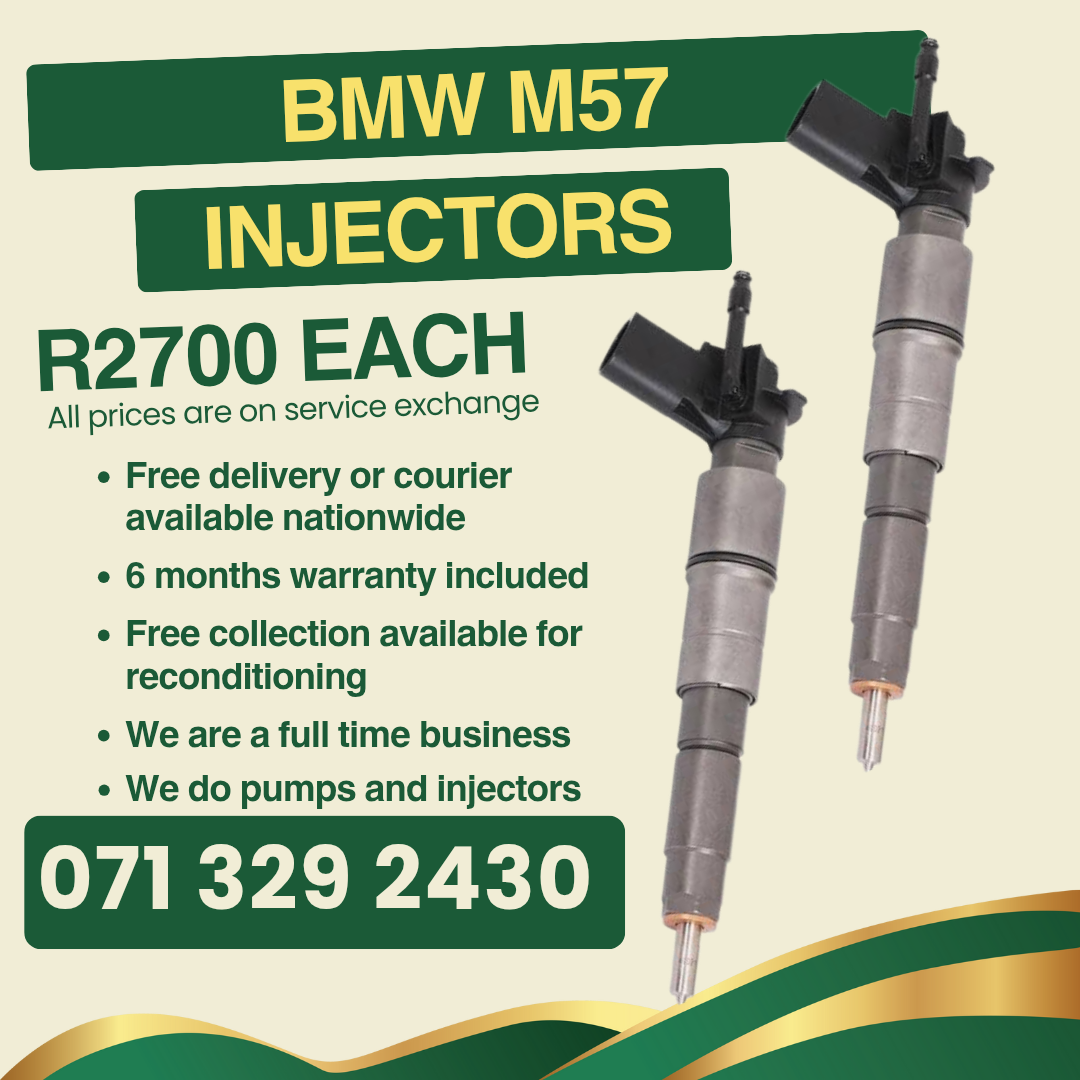 BMW M57 INJECTORS FOR SALE WITH WARRANTY INCLUDED IN - Private Seller BMW M57 INJECTORS FOR SALE WITH WARRANTY INCLUDED IN - Private Seller