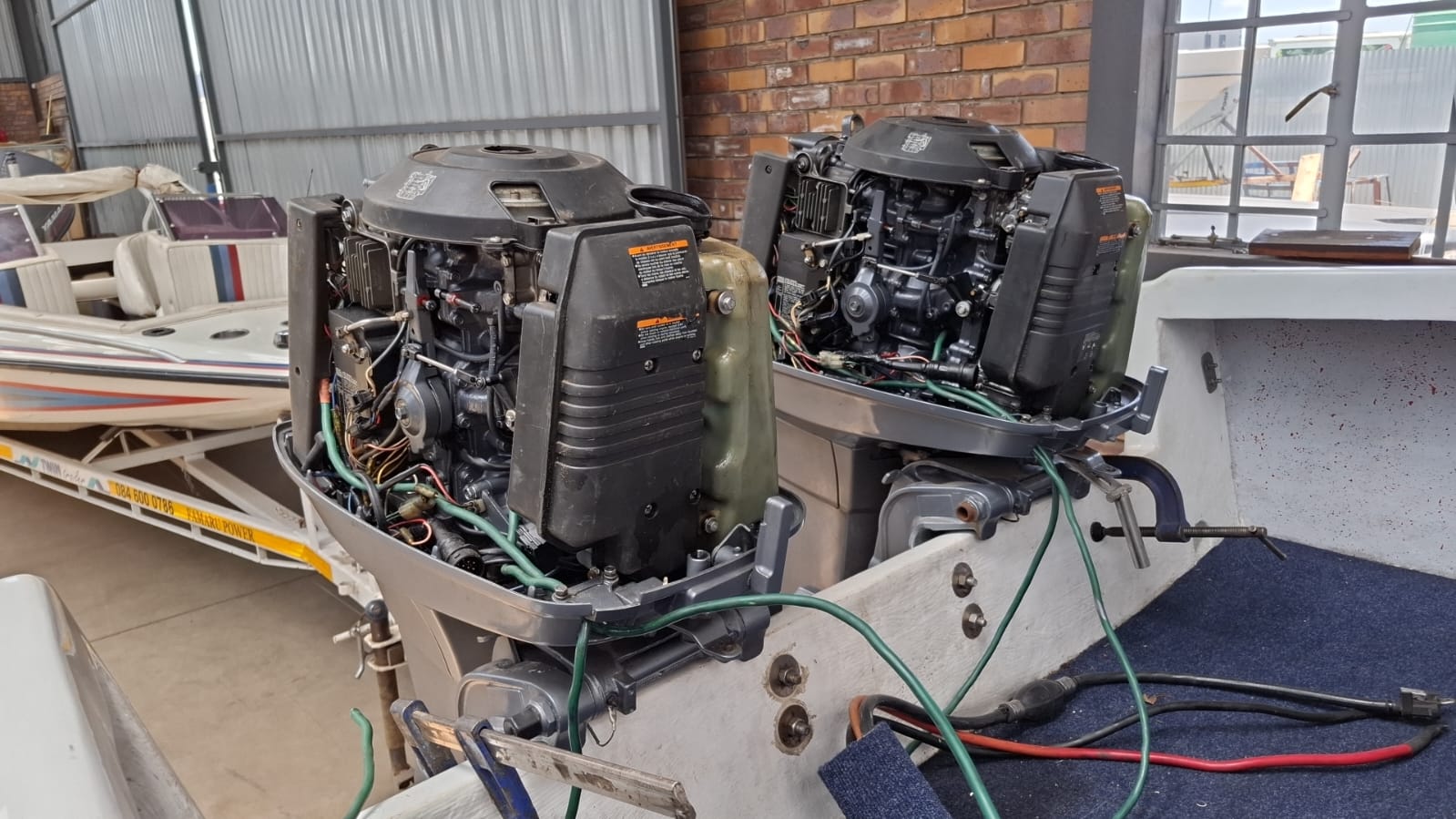 2x YAMAHA 90HP ULTRA LONG SHAFTS TRIM AND TILT MOTORS FOR SALE