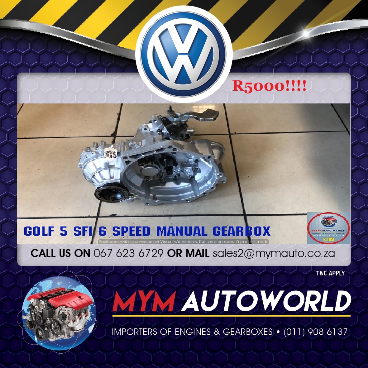 VW GOLF 5 SFI 6 SPEEED MANUAL GEARBOX - Private Seller VW GOLF 5 SFI 6 SPEEED MANUAL GEARBOX - Private Seller