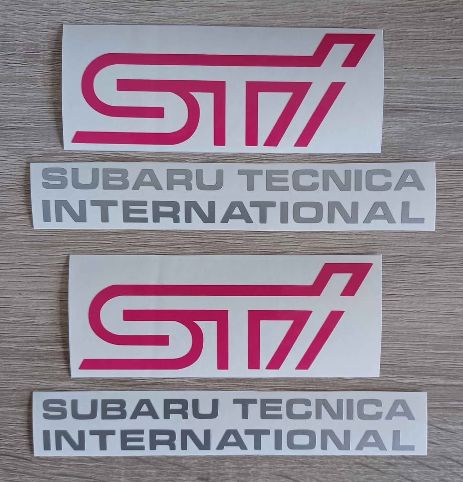 Subaru STI badges stickers wheel centre caps - Private Seller Subaru STI badges stickers wheel centre caps - Private Seller