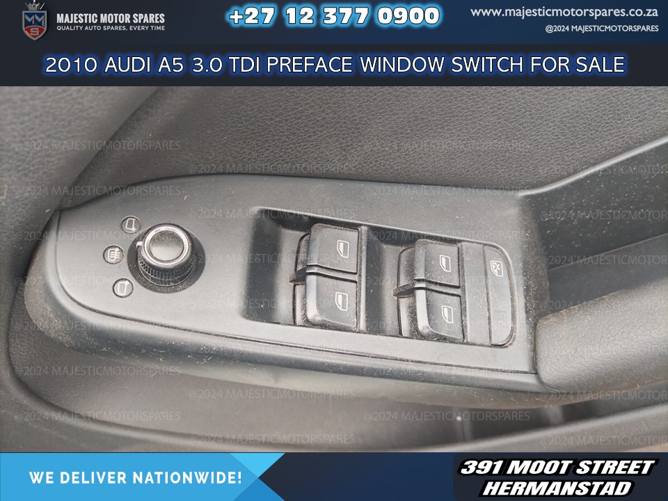 2010 Audi A5 Preface Window Switch for Sale – Second Hand - Private Seller 2010 Audi A5 Preface Window Switch for Sale – Second Hand - Private Seller