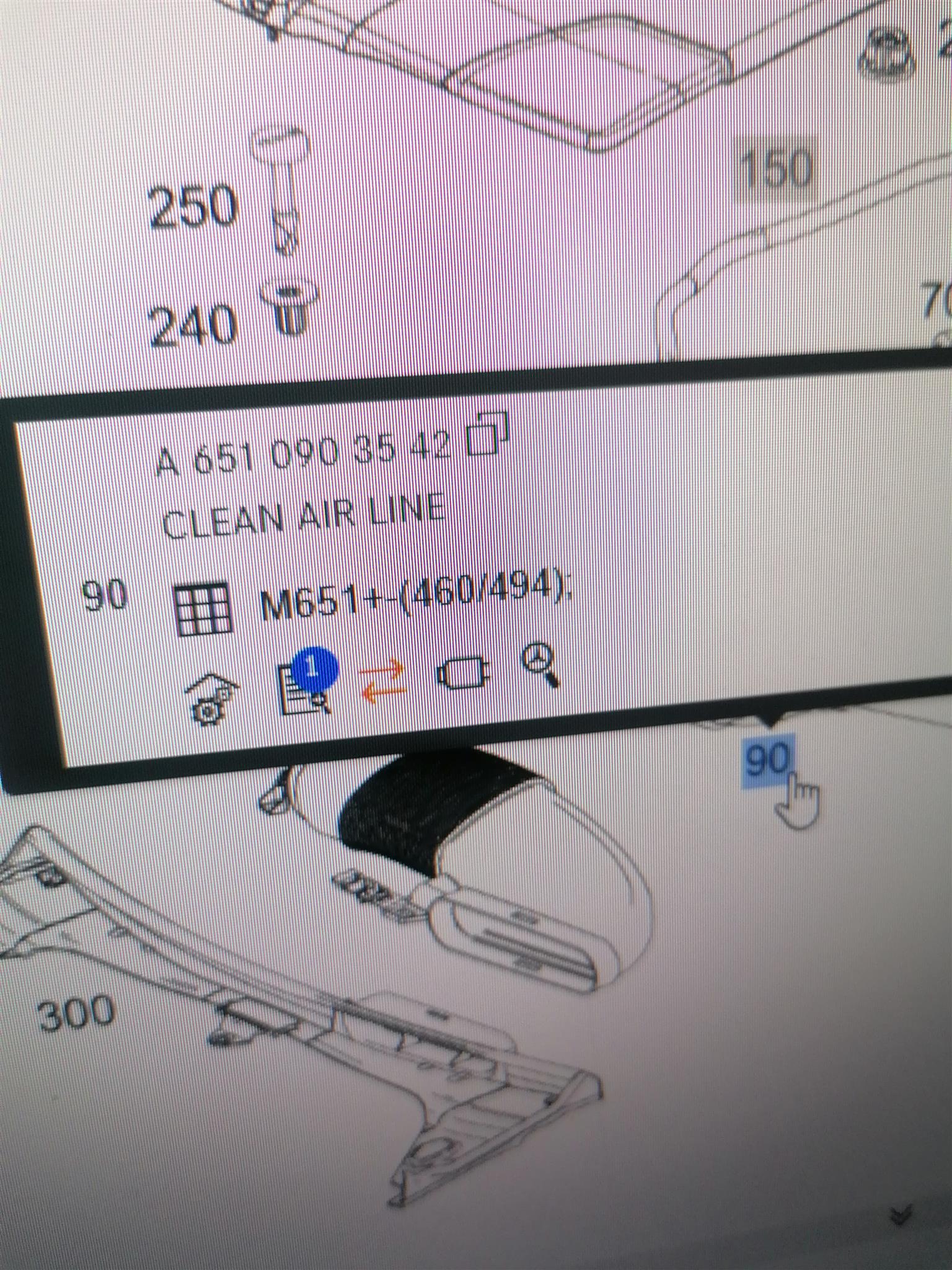 Air Intake Pipe Mercedes Benz - Private Seller