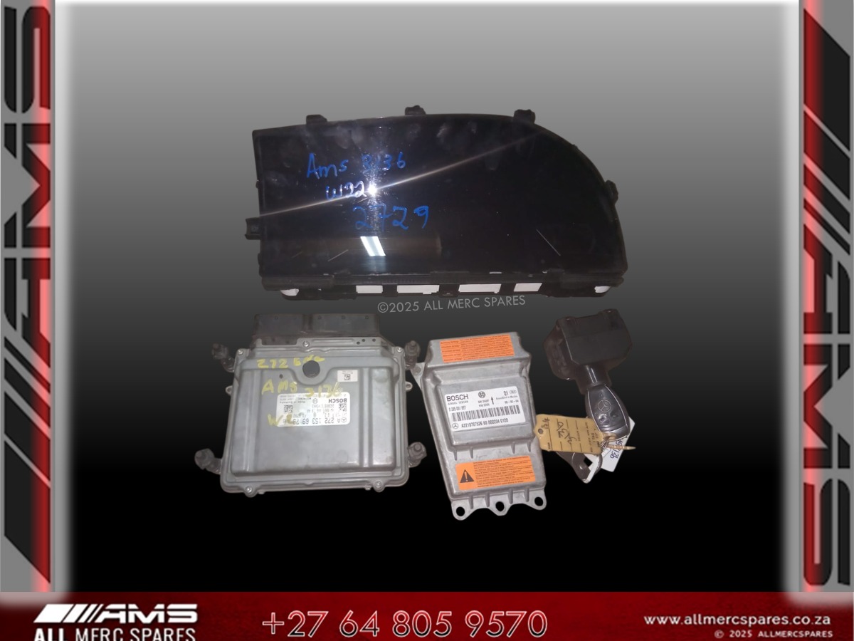 Used Mercedes W221 S350 M272 Engine Lockset – For Sale