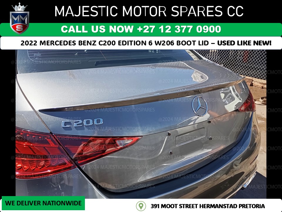 Mercedes C200 Edition 6 W206 Boot Lid for sale - Private Seller Mercedes C200 Edition 6 W206 Boot Lid for sale - Private Seller