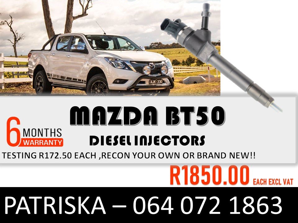 INJECTORS FOR MAZDA BT50 FOR SALE - Private Seller INJECTORS FOR MAZDA BT50 FOR SALE - Private Seller