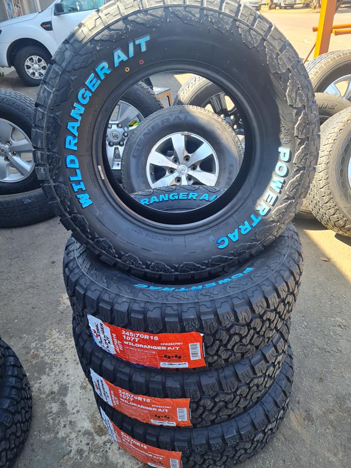 4x245/70/16 powertrac Brand new tyres white wall