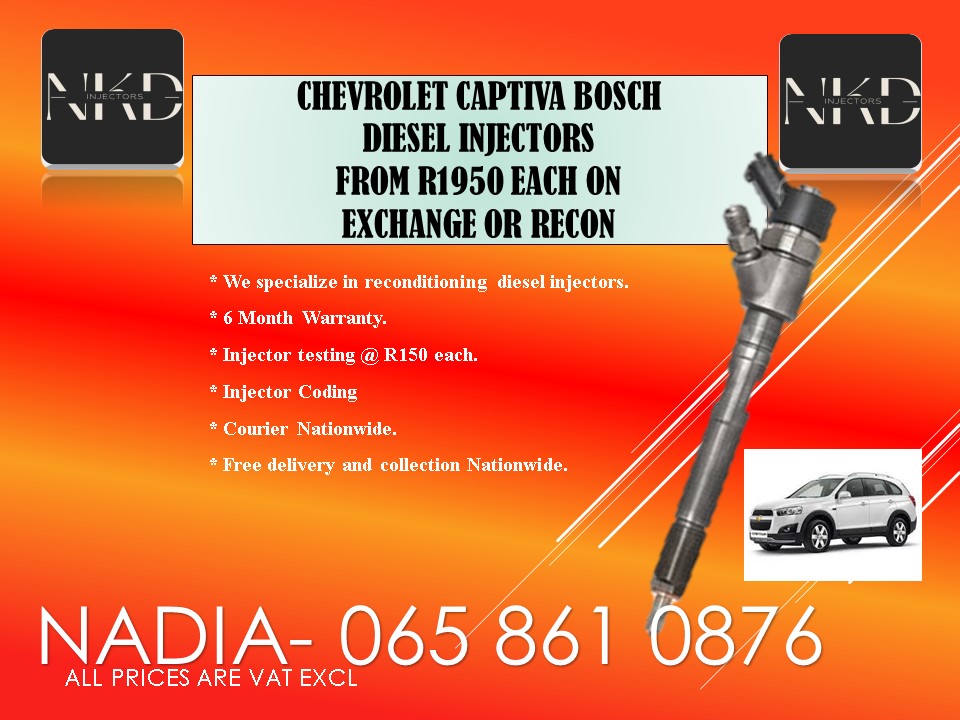 Chevrolet Captiva Bosch injector - Private Seller Chevrolet Captiva Bosch injector - Private Seller