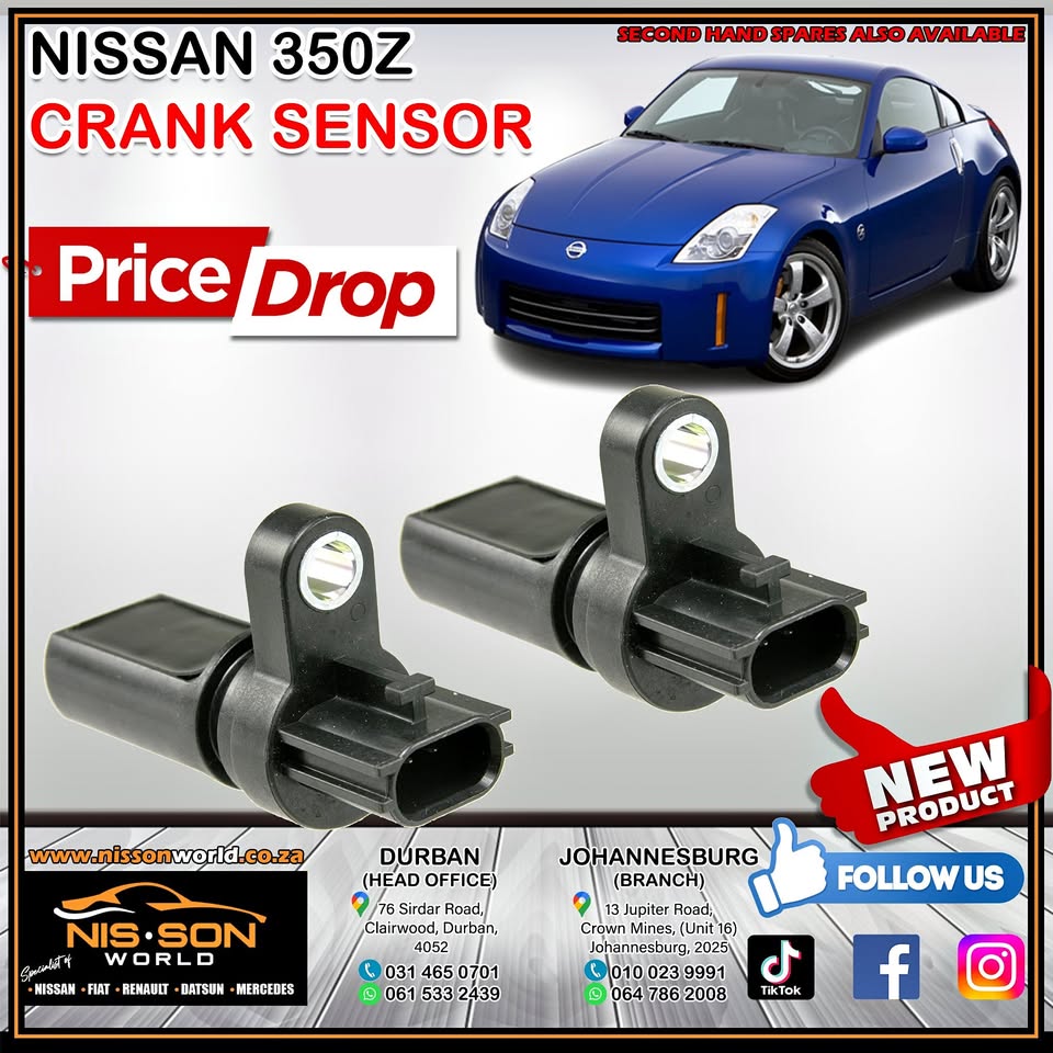 NISSAN 350Z CRANK SENSOR - Private Seller NISSAN 350Z CRANK SENSOR - Private Seller