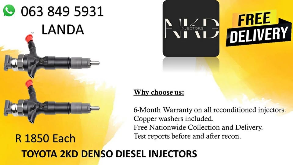 TOYOTA 2KD FUEL INJECTORS - Private Seller TOYOTA 2KD FUEL INJECTORS - Private Seller