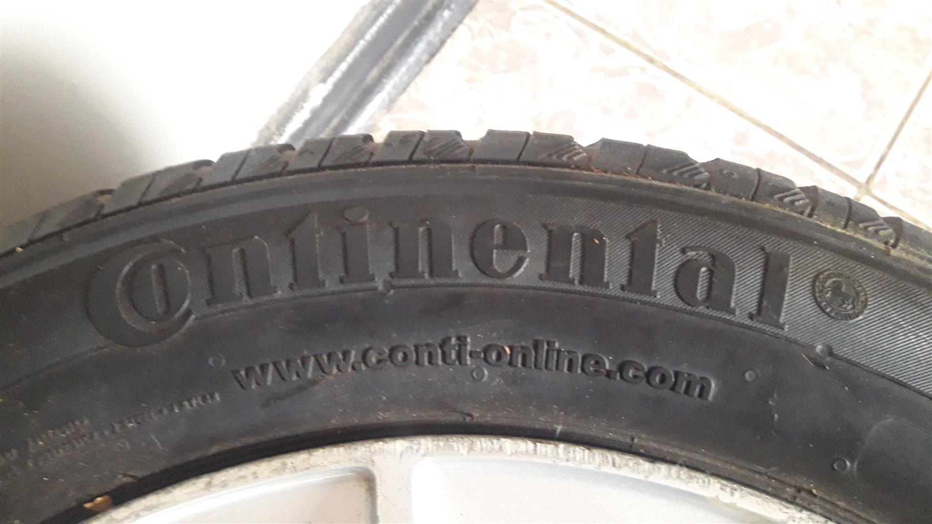 14 inch continental tyres with mags