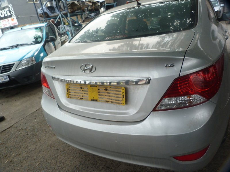 Hyundai Accent 1.6 GLS Fluid Manual Silver - 2013 STRIPPING FOR SPARES. - Private Seller Hyundai Accent 1.6 GLS Fluid Manual Silver - 2013 STRIPPING FOR SPARES. - Private Seller