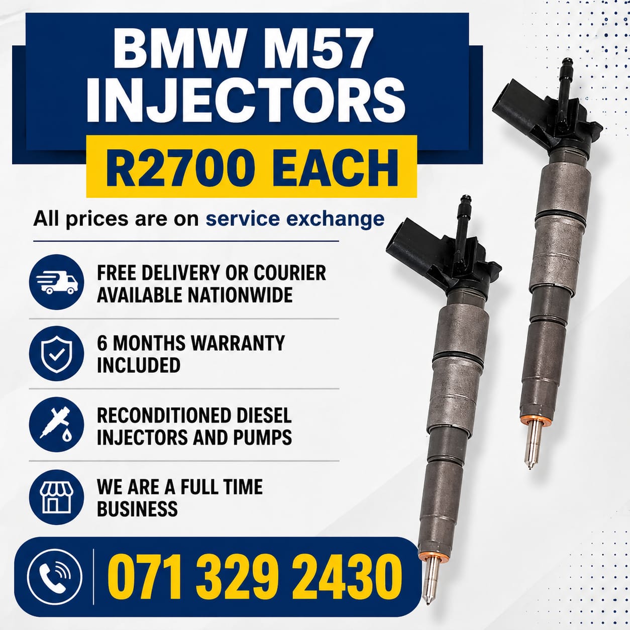 BMW M57 INJECTORS FOR SALE - Private Seller BMW M57 INJECTORS FOR SALE - Private Seller