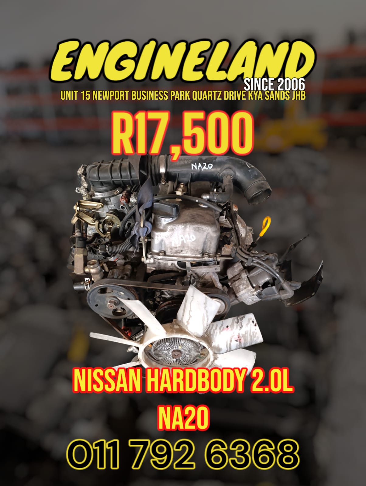Nissan Hardbody 2.0l NA20 engine - Private Seller Nissan Hardbody 2.0l NA20 engine - Private Seller