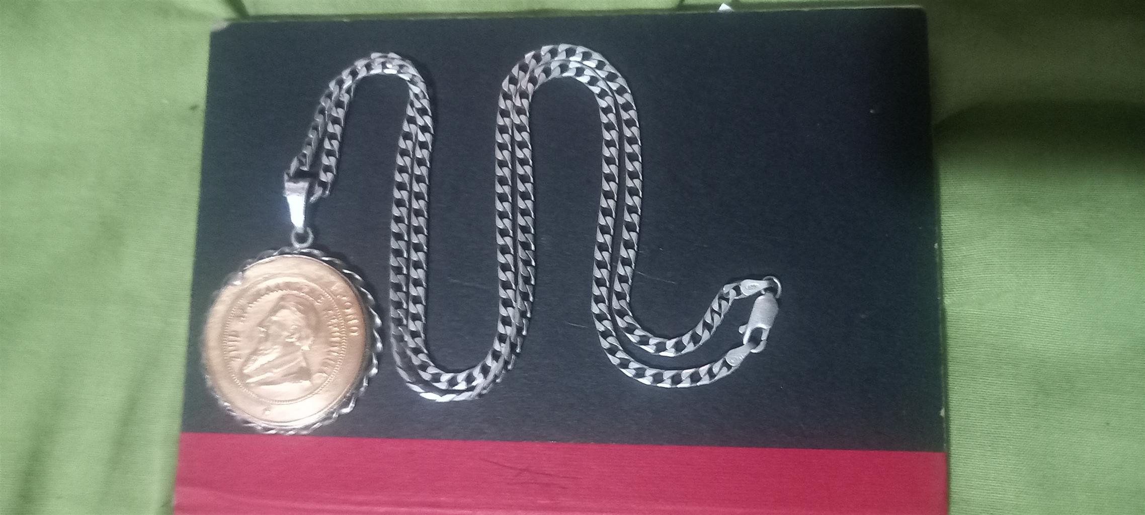 Kruger coin pendant