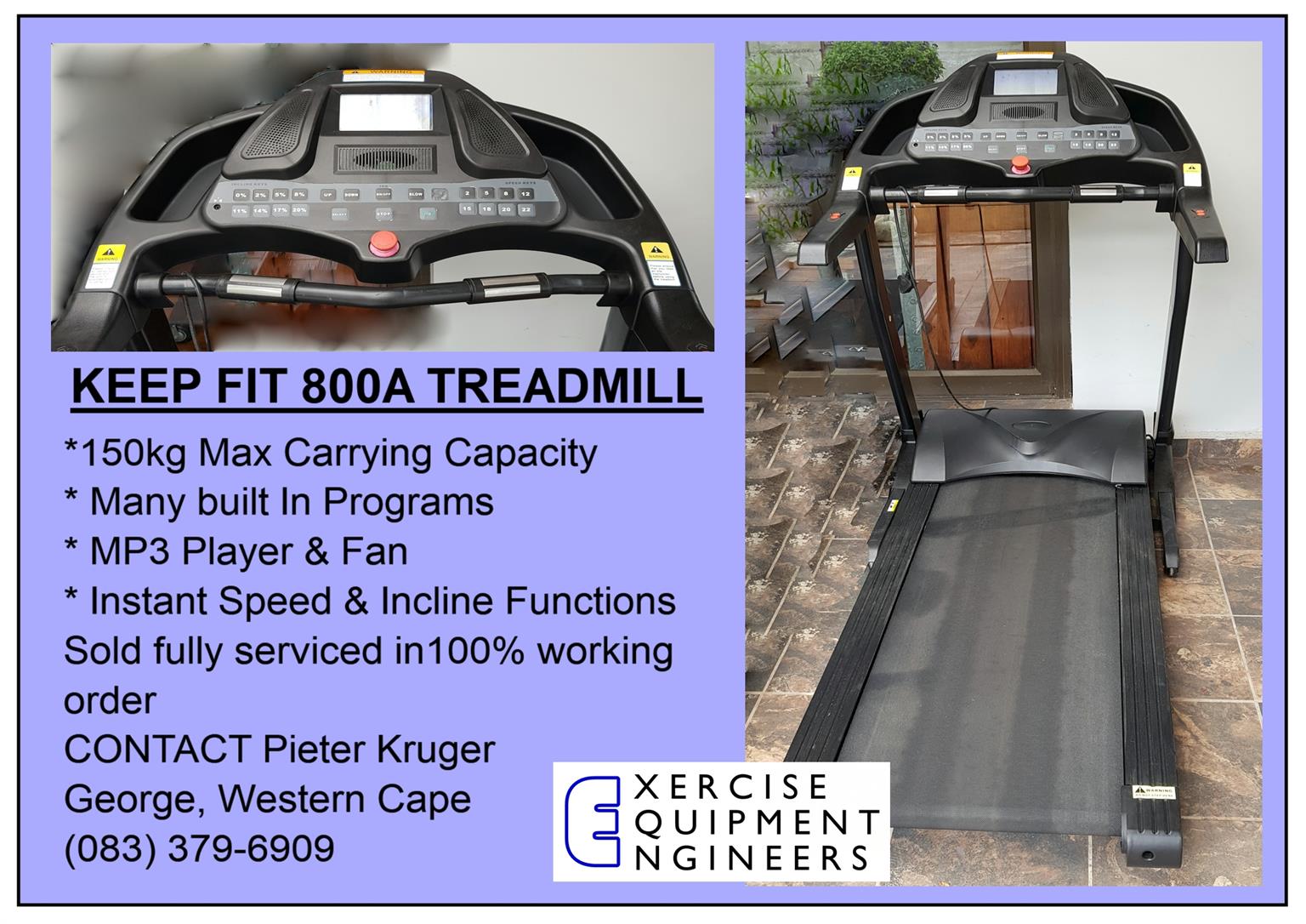 Keep Fit 800A Treadmill