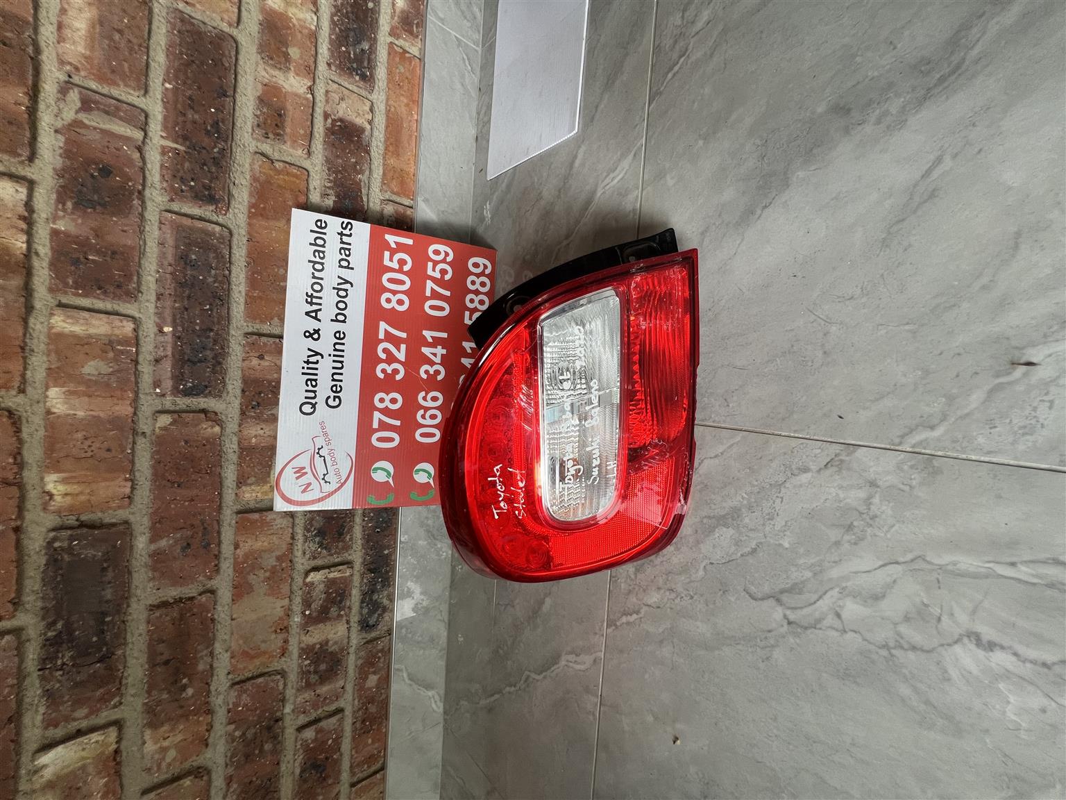 Toyota Starlet Tail light 2015-2022 - Private Seller Toyota Starlet Tail light 2015-2022 - Private Seller