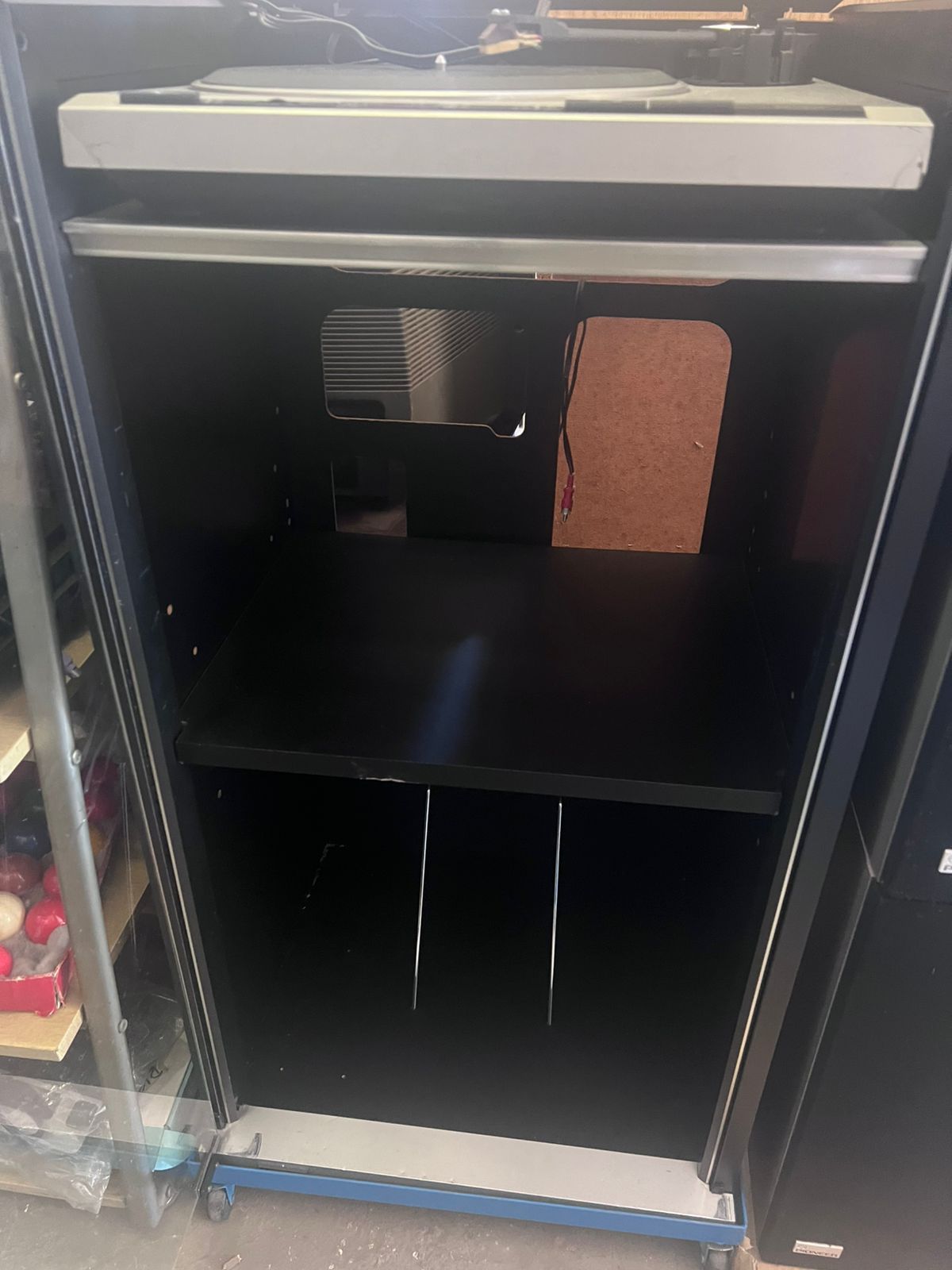 Pioneer PL420 Turntable and Stereo Cabinet and Speakers