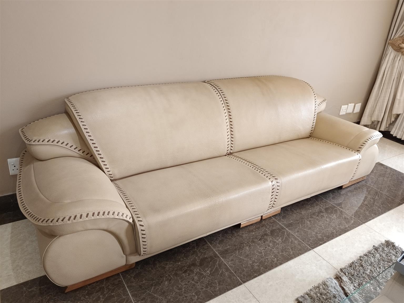 Leather couches