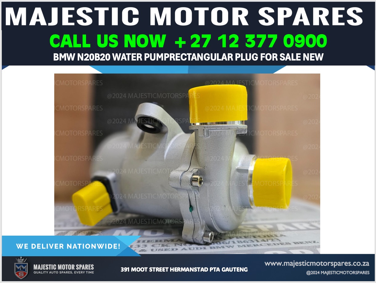 NEW BMW Water Pump N20B20 Rectangular Plug for Sale - Private Seller NEW BMW Water Pump N20B20 Rectangular Plug for Sale - Private Seller
