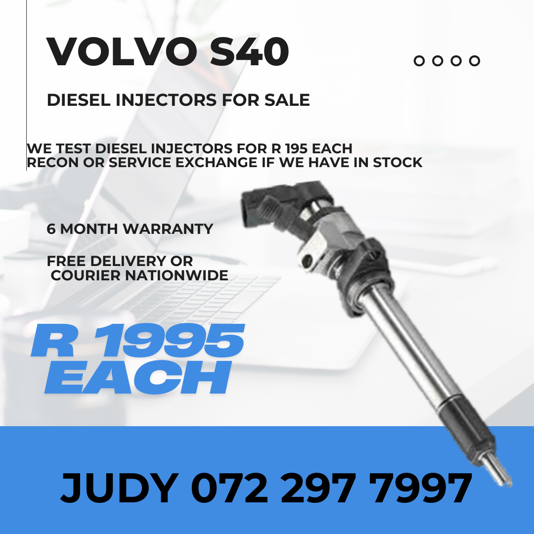 Volvo S40 Diesel Injectors for sale on service exchange or to recon - Private Seller Volvo S40 Diesel Injectors for sale on service exchange or to recon - Private Seller
