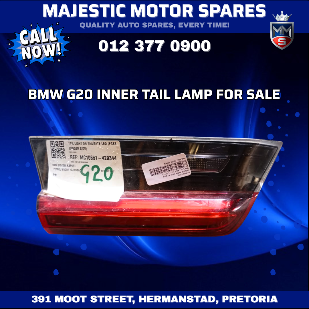 BMW G20 Inner Tail Lamp for Sale – Used - Private Seller BMW G20 Inner Tail Lamp for Sale – Used - Private Seller