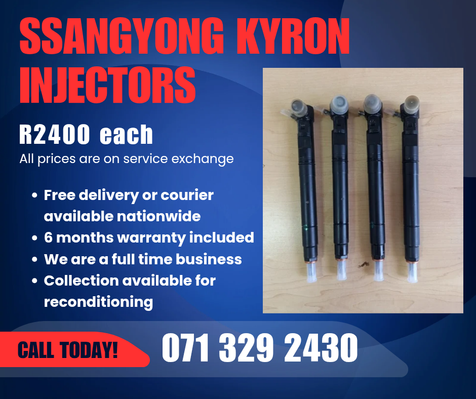 SSANGYONG KYRON DIESEL INJECTORS FOR SALE WITH WARRANTY ON - Private Seller SSANGYONG KYRON DIESEL INJECTORS FOR SALE WITH WARRANTY ON - Private Seller