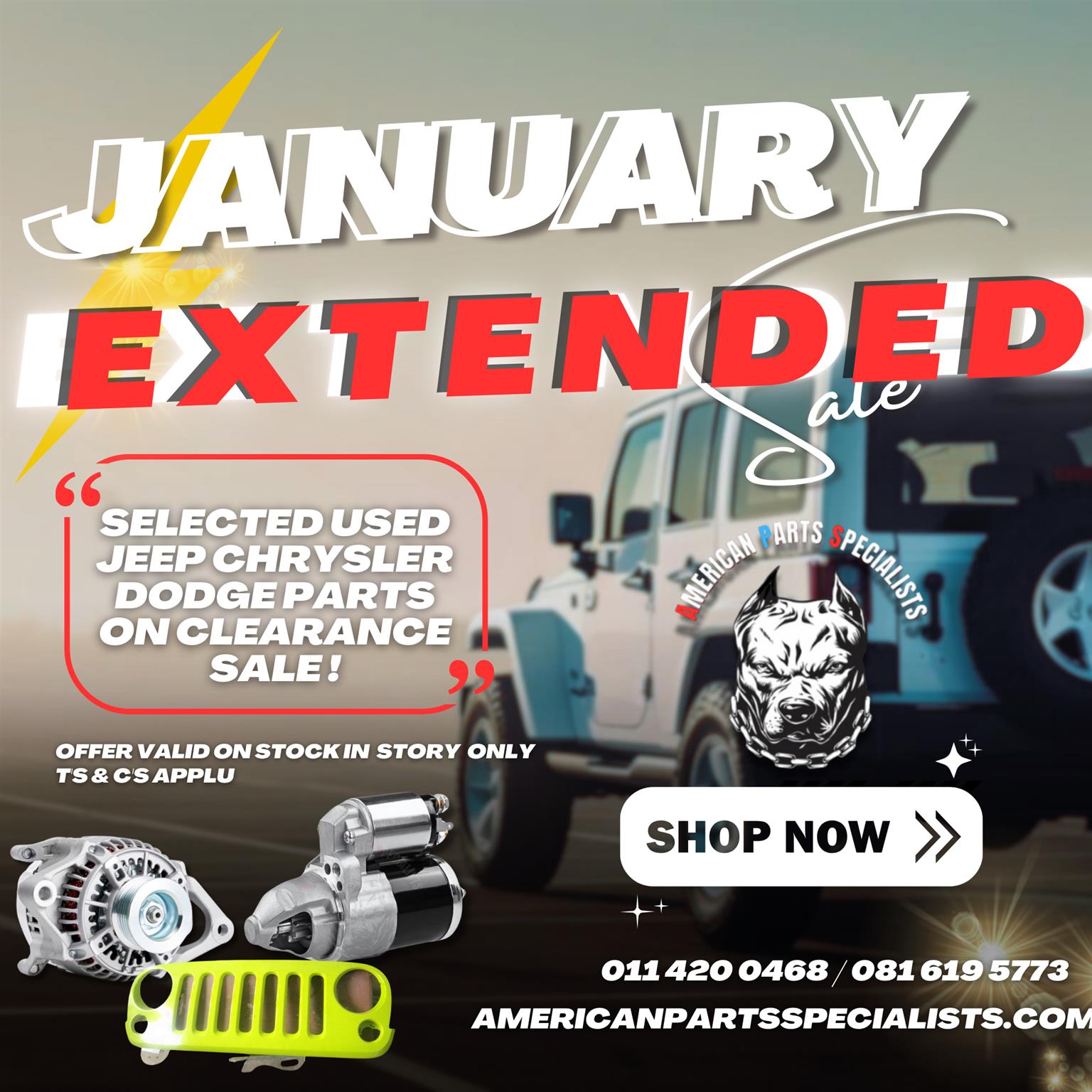 Chrysler, Jeep & Dodge Alternators On Sale - Private Seller