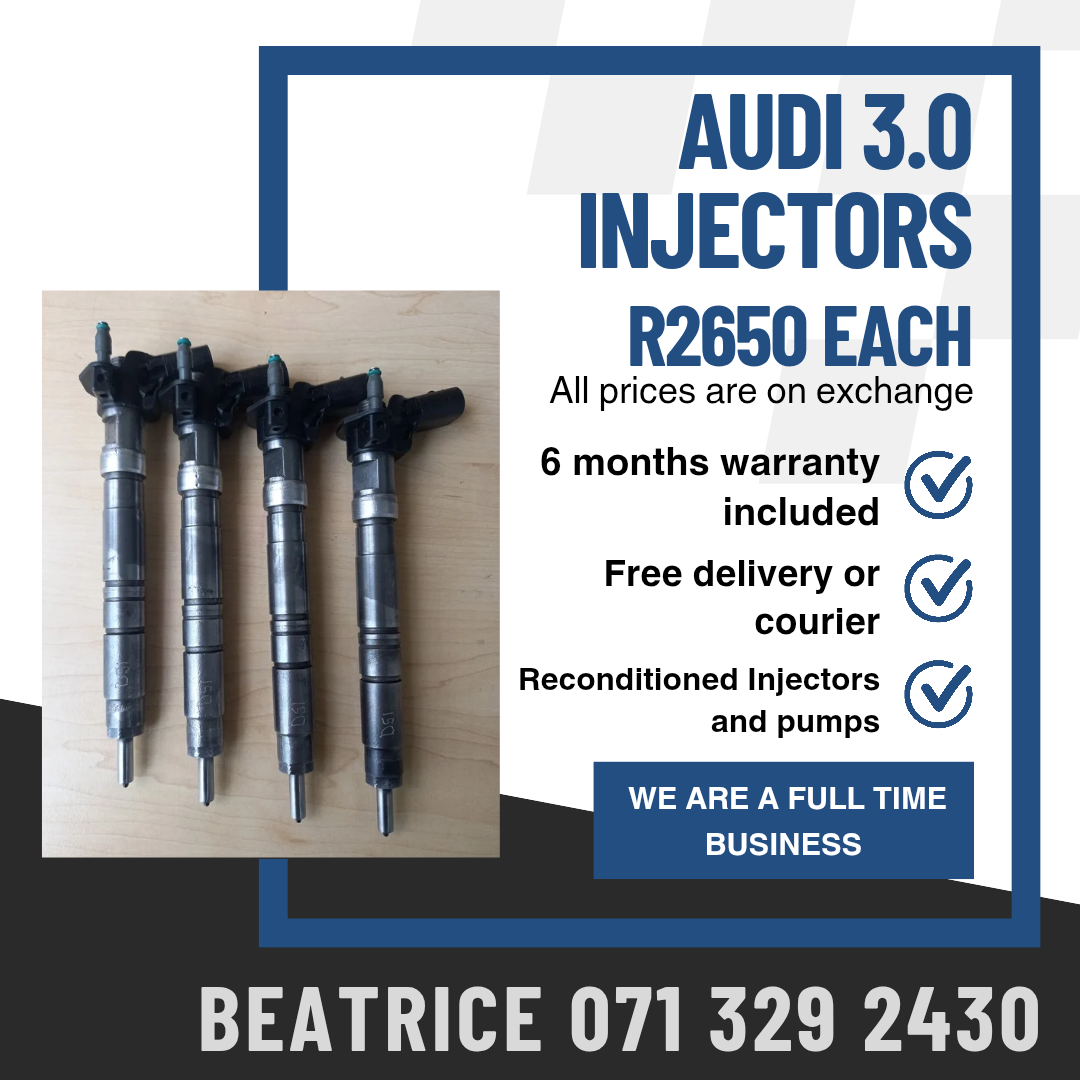 AUDI 3.0 INJECTORS WITH WARRANTY INCLUDED - Private Seller AUDI 3.0 INJECTORS WITH WARRANTY INCLUDED - Private Seller