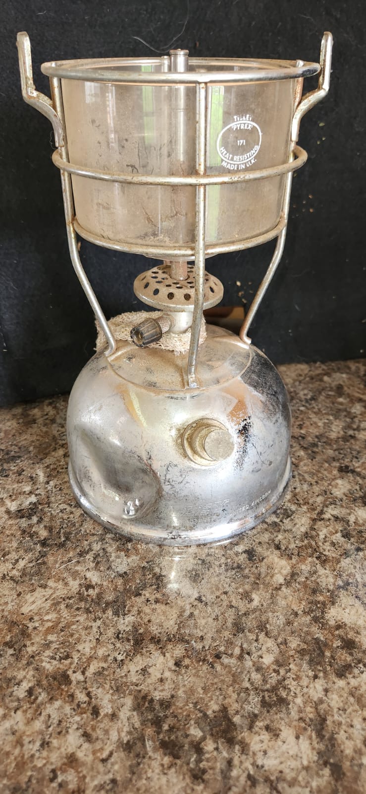 Antique portable stoves and antique light
