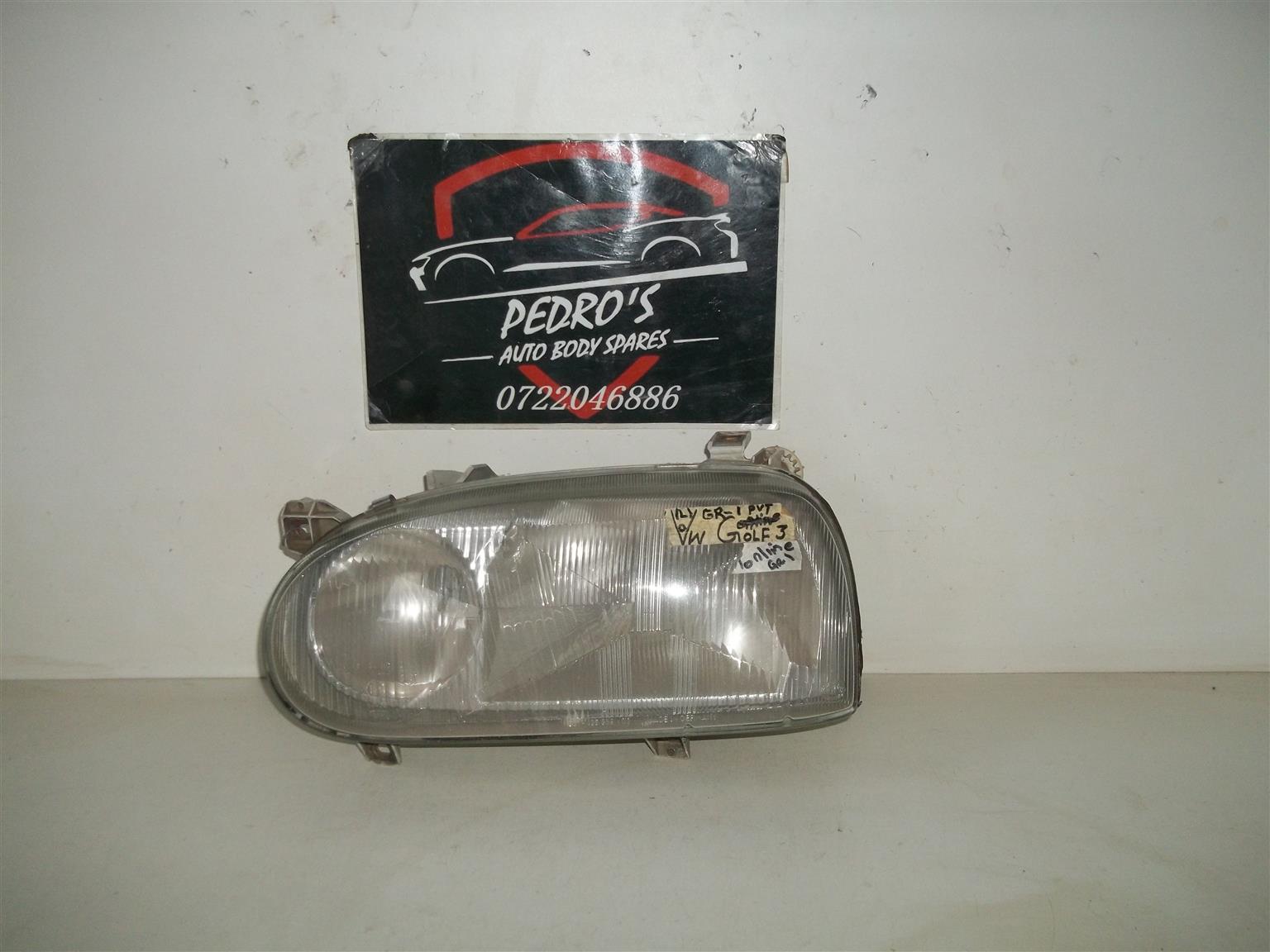 VW Golf 3 '92-'99 left & right headlights - Private Seller VW Golf 3 '92-'99 left & right headlights - Private Seller