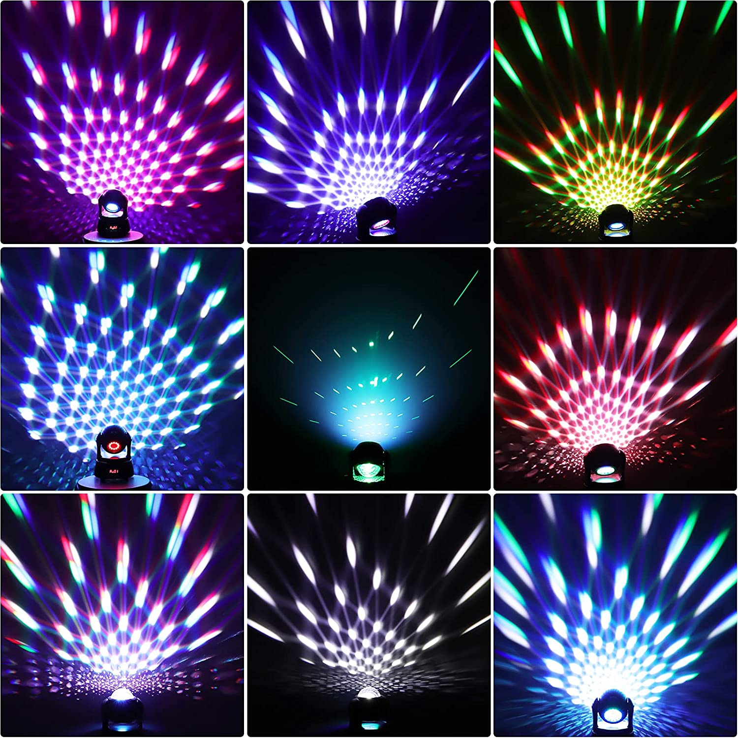 Professional Disco Moving Head Light DMX512 Stage, DJ Party Light. NEW PRODUCTS.