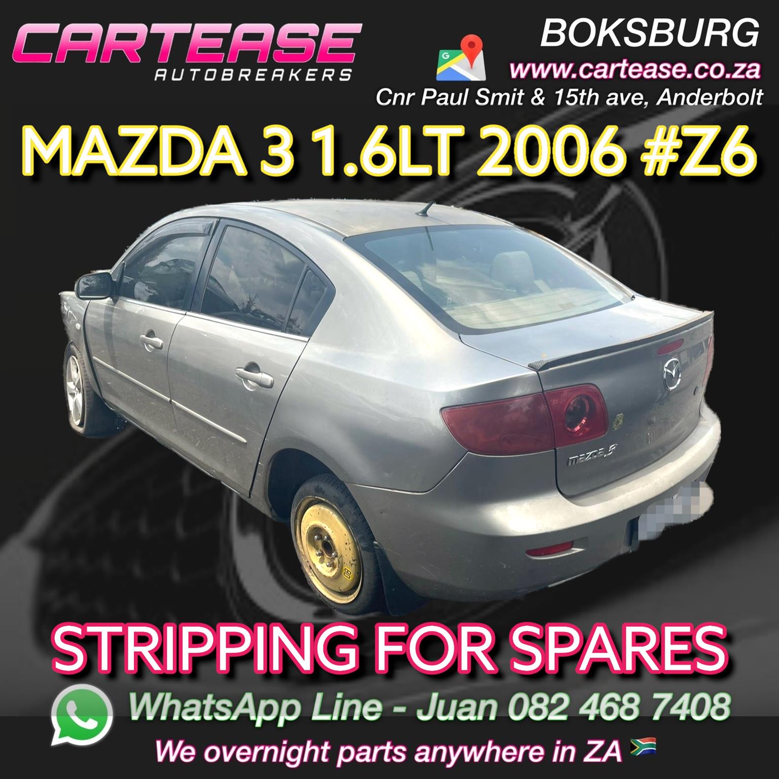 MAZDA 3 1.6LT 2006 #Z6 - Private Seller