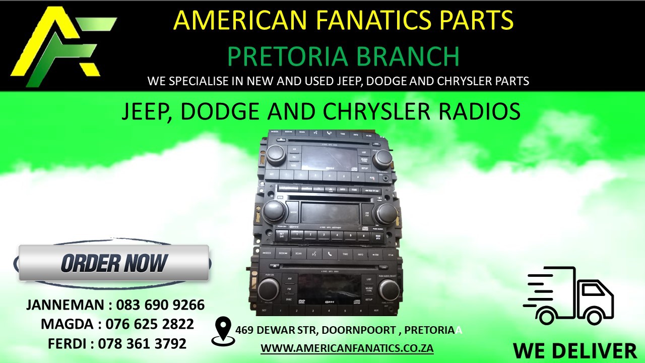 Radios for Jeep, Dodge and Chrysler