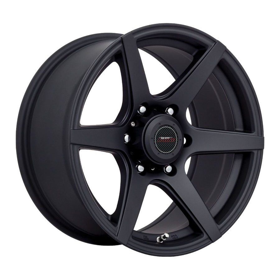 17″ A-Line Claw Grande 6/139 Satin Black alloy Wheels