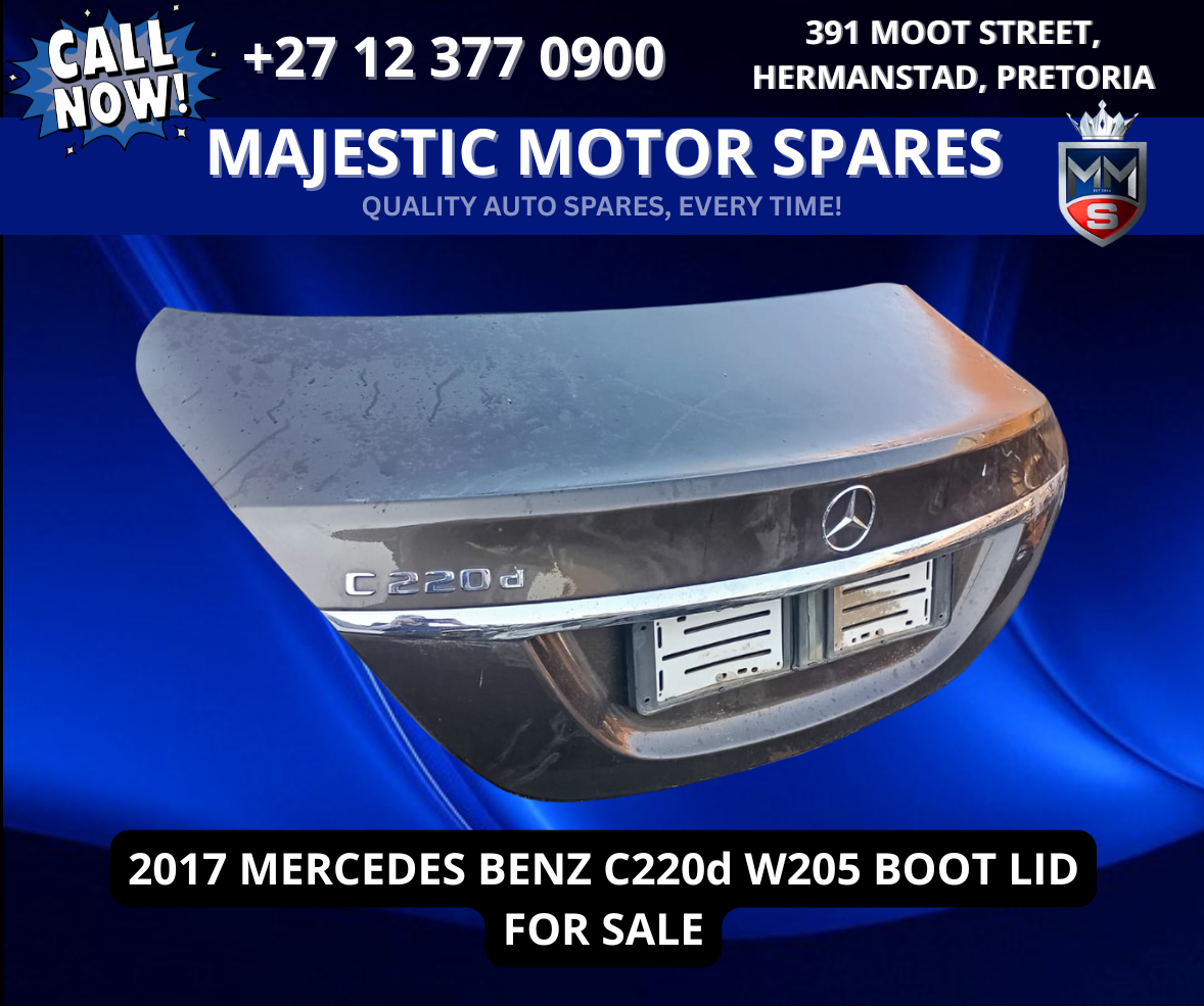 2017 Mercedes Benz C220d W205 Boot Lid for Sale - Private Seller 2017 Mercedes Benz C220d W205 Boot Lid for Sale - Private Seller