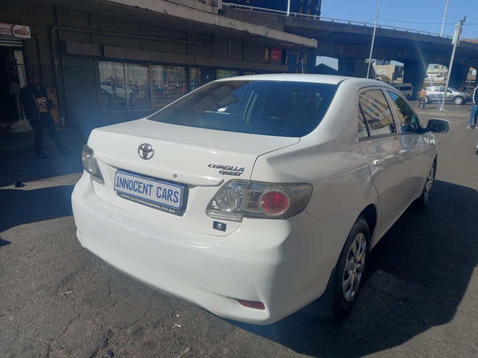 2019 TOYOTA COROLLA QUEST 1.6 PETROL, MANUAL, WHITE COLOR