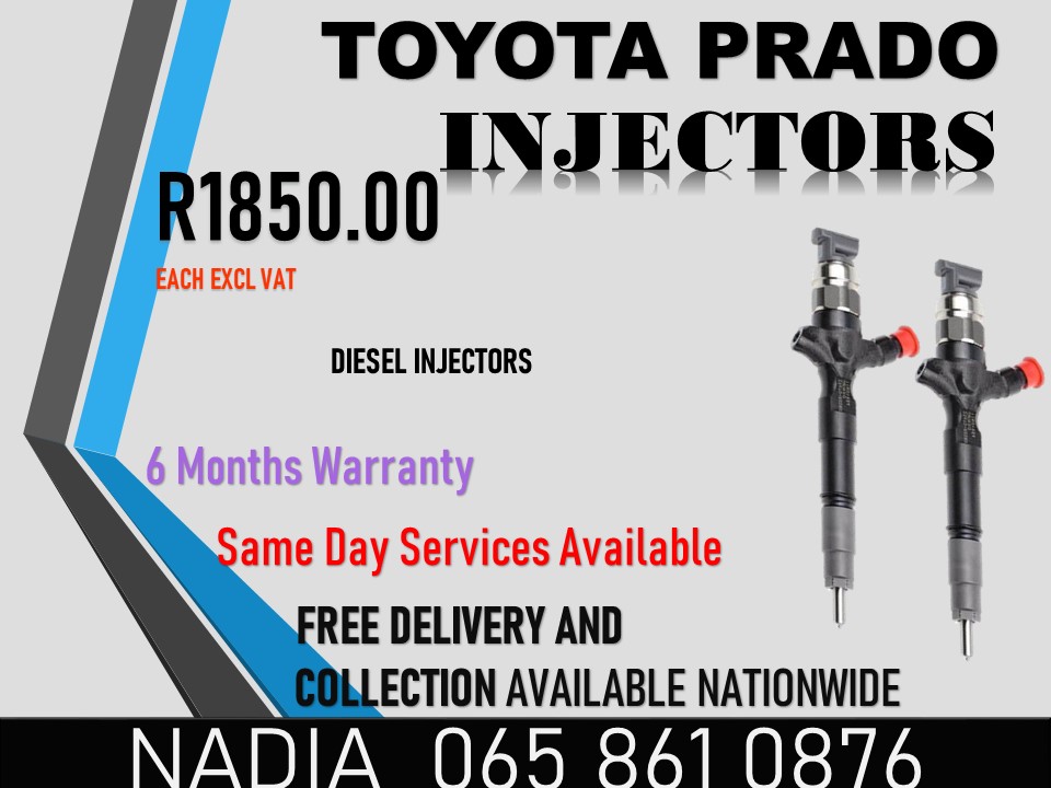 DIESEL INJECTORS FOR SALE OR TOR ECON FOR TOYOTA PRADO - Private Seller DIESEL INJECTORS FOR SALE OR TOR ECON FOR TOYOTA PRADO - Private Seller
