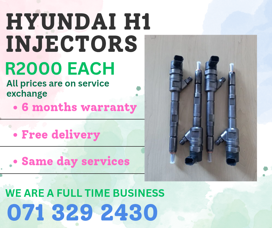 HYUNDAI H1 INJECTORS FOR SALE WITH WARRANTY - Private Seller HYUNDAI H1 INJECTORS FOR SALE WITH WARRANTY - Private Seller