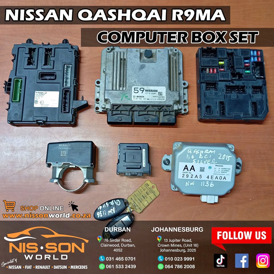 NISSAN QASHQAI R9MA COMPUTER BOX SET - Private Seller NISSAN QASHQAI R9MA COMPUTER BOX SET - Private Seller