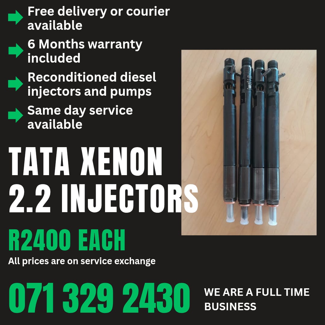 TATA XENON 2.2 INJECTORS FOR SALE WITH WARRANTY INCLUDED - Private Seller TATA XENON 2.2 INJECTORS FOR SALE WITH WARRANTY INCLUDED - Private Seller