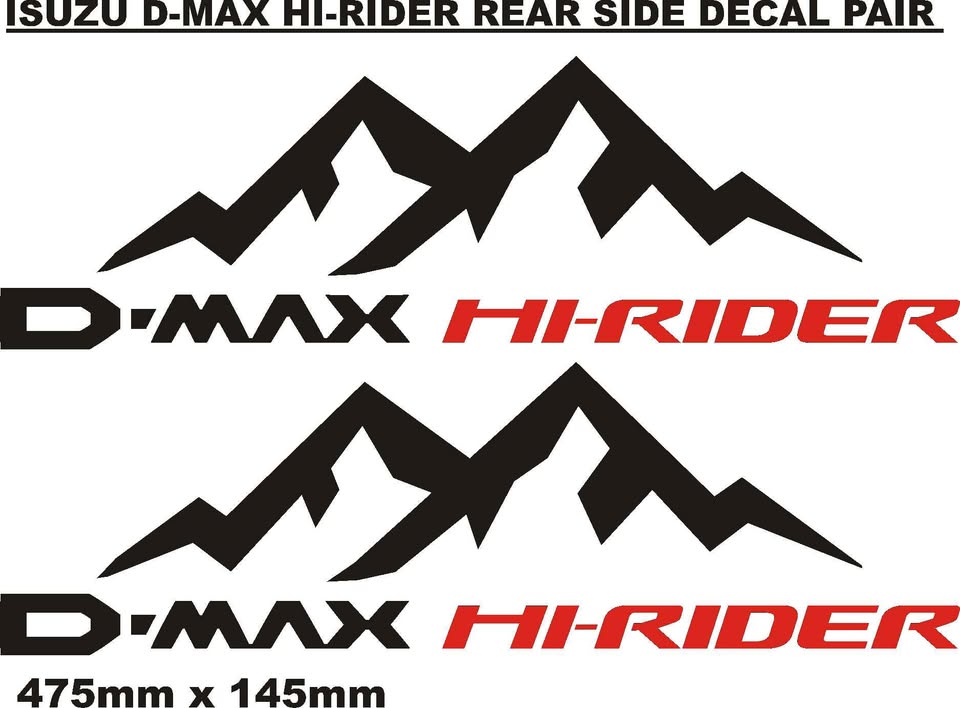 ISUZU D-Max badges emblems stickers decals - Private Seller ISUZU D-Max badges emblems stickers decals - Private Seller