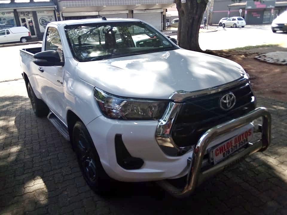 2020 TOYOTA HILUX 2.4 GD6 SINGLE CAB MANUAL WHITE COLOR SERVICE BOOK  SPAREKEY  PDC SENSORS  112000k