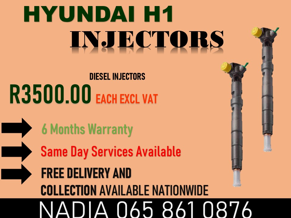 NEW HYUNDAI H1 DIESEL INJECTORS FOR SALE OR TO RECON NATIONWIDE - Private Seller NEW HYUNDAI H1 DIESEL INJECTORS FOR SALE OR TO RECON NATIONWIDE - Private Seller
