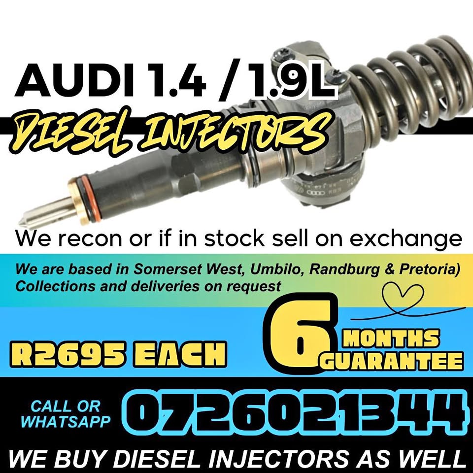 Audi 1.4 / 1.9L diesel injectors for sale
