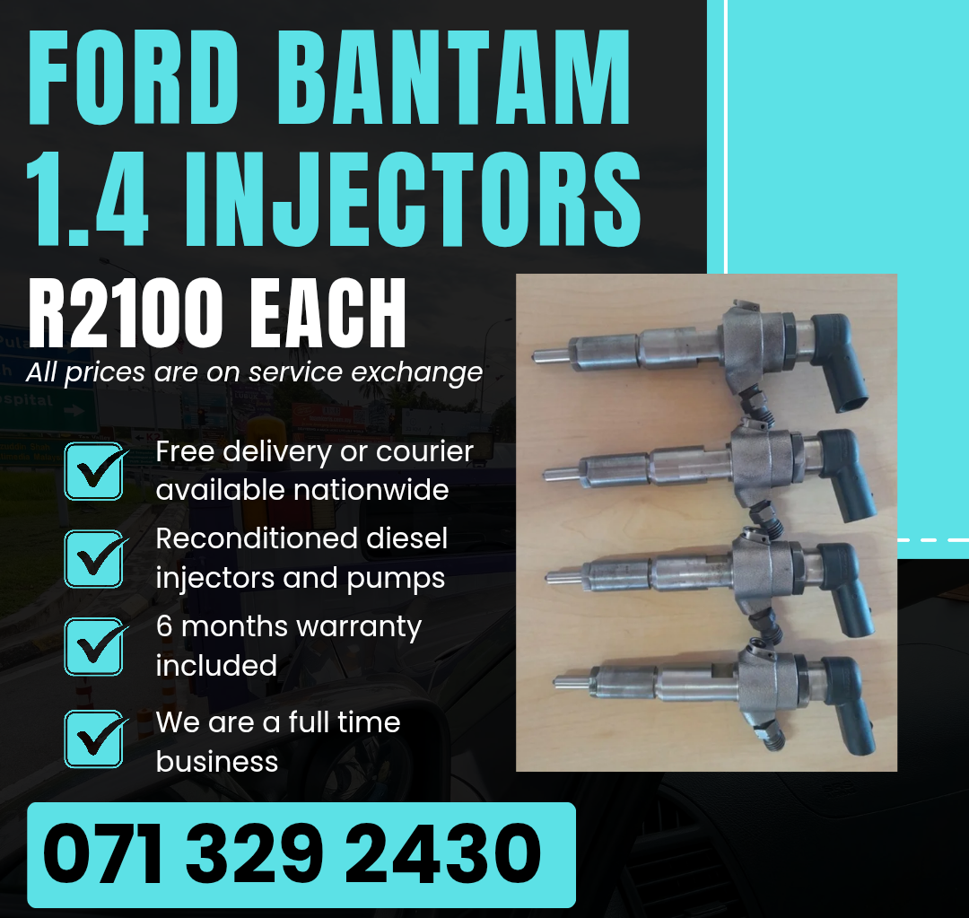 FORD BANTAM 1.4 INJECTORS FOR SALE WITH WARRANTY - Private Seller FORD BANTAM 1.4 INJECTORS FOR SALE WITH WARRANTY - Private Seller