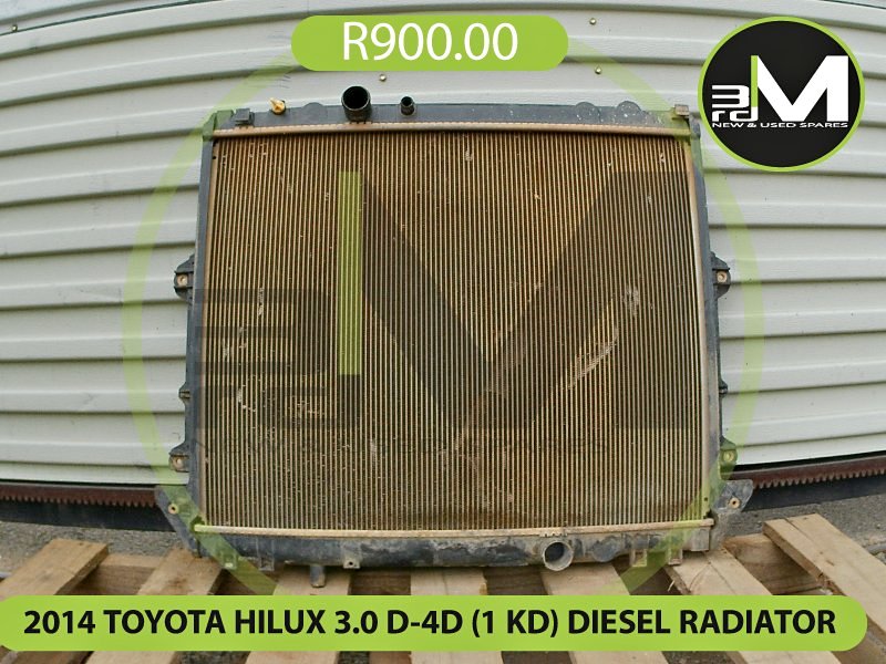 2014 TOYOTA HILUX 3.0 D-4D (1-KD) DIESEL RADIATOR MV0635 - Private Seller 2014 TOYOTA HILUX 3.0 D-4D (1-KD) DIESEL RADIATOR MV0635 - Private Seller